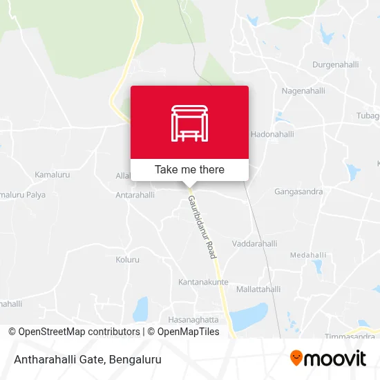 Antharahalli Gate map