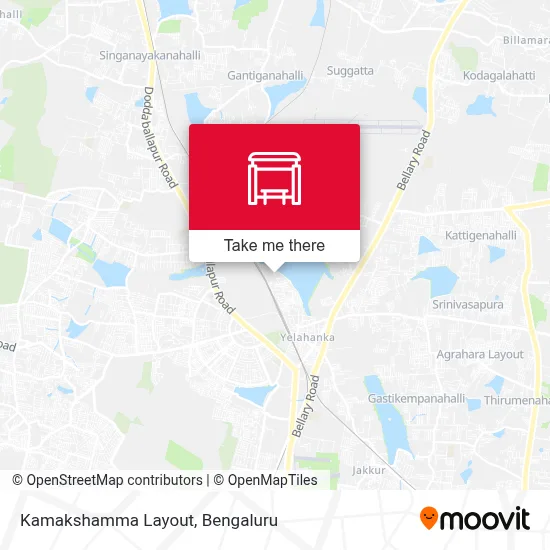 Kamakshamma Layout map