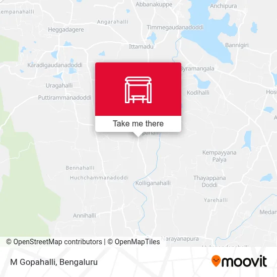 M Gopahalli map