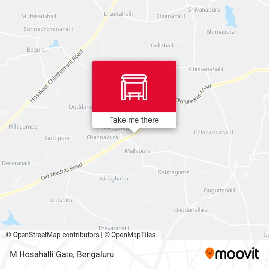 M Hosahalli Gate map
