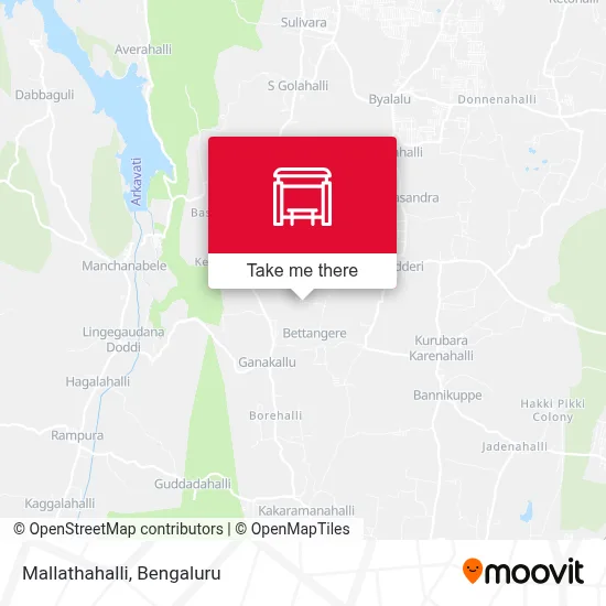 Mallathahalli map