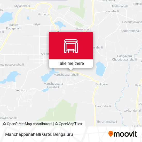 Manchappanahalli Gate map