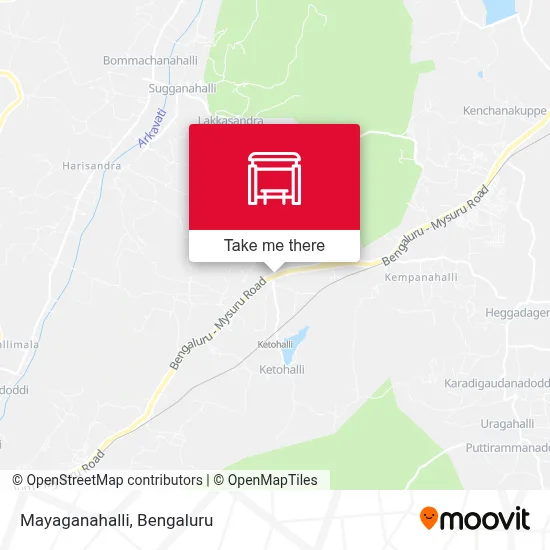 Mayaganahalli map