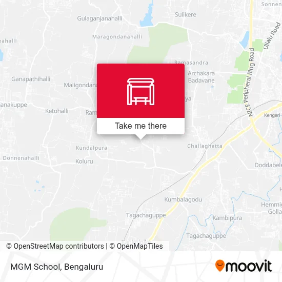 Mgm School map