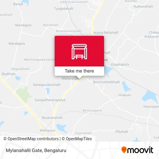 Mylanahalli Gate map