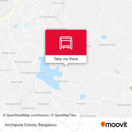 Anchipura Colony map