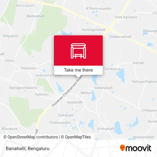Banahalli map