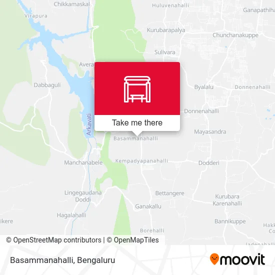 Basammanahalli map