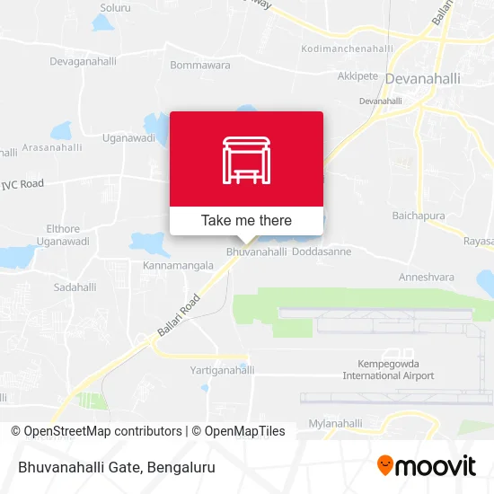 Bhuvanahalli Gate map