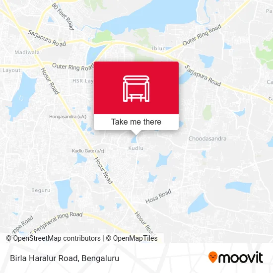 Birla Haralur Road map