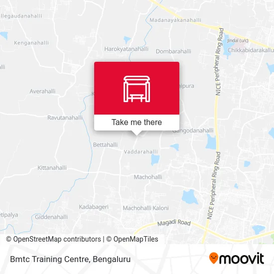 Bmtc Training Centre map