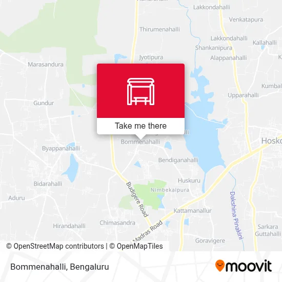 Bommenahalli map
