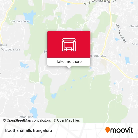 Boothanahalli map