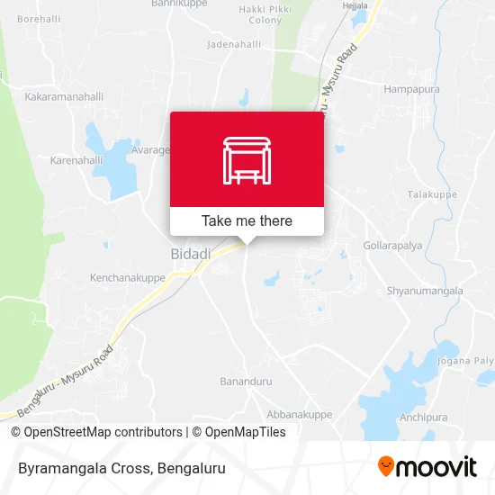 Byramangala Cross map
