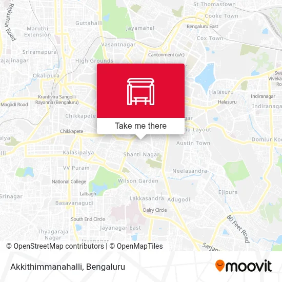 Akkithimmanahalli map