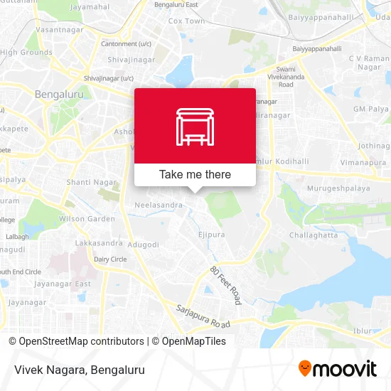 Vivek Nagara map