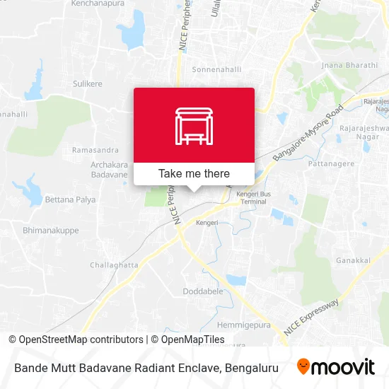 Bande Mutt Badavane Radiant Enclave map