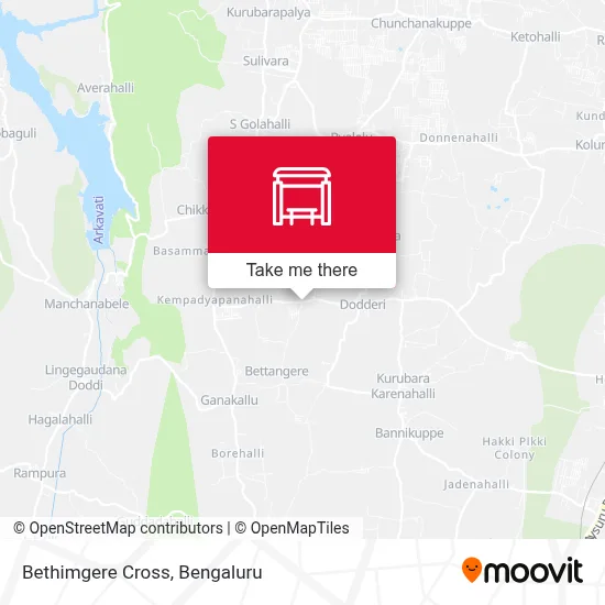 Bethimgere Cross map