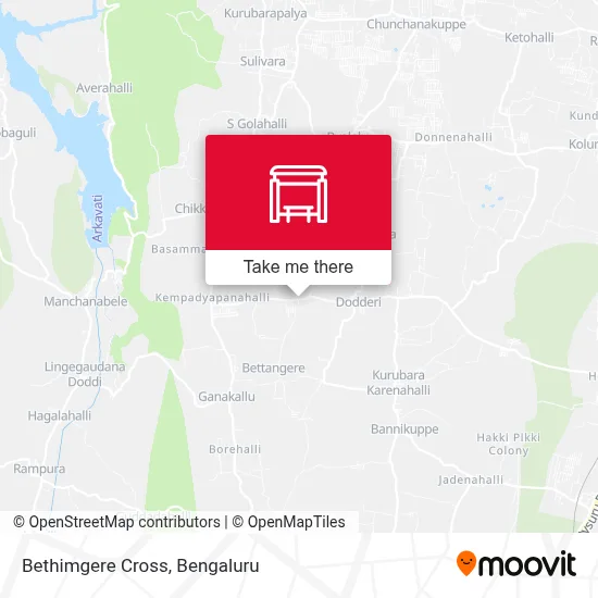 Bethimgere Cross map