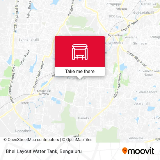 Bhel Layout Water Tank map