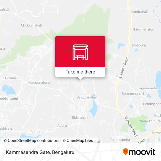 Kammasandra Gate map
