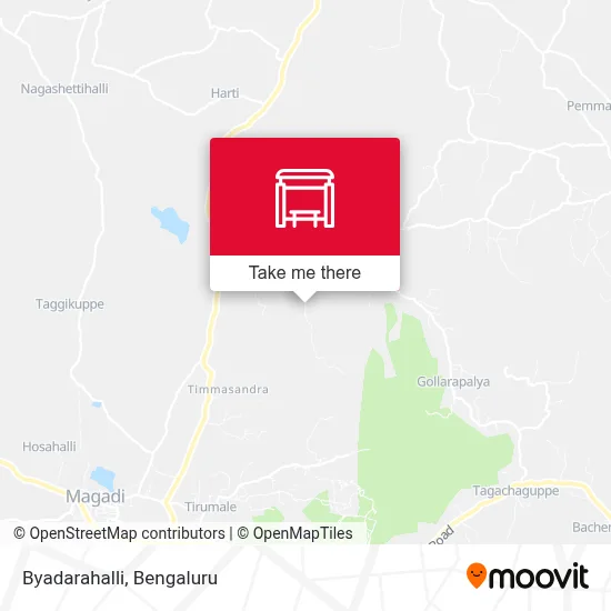 Byadarahalli map