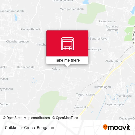 Chikkellur Cross map