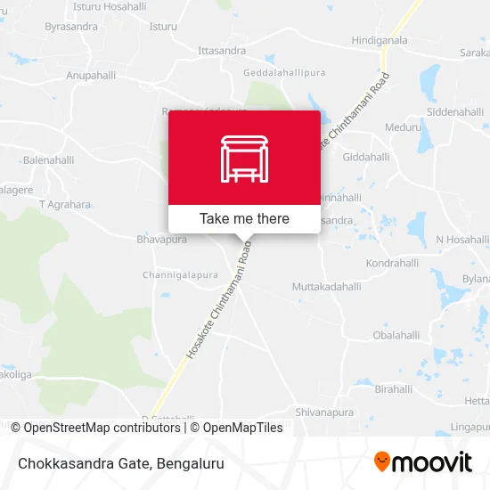Chokkasandra Gate map