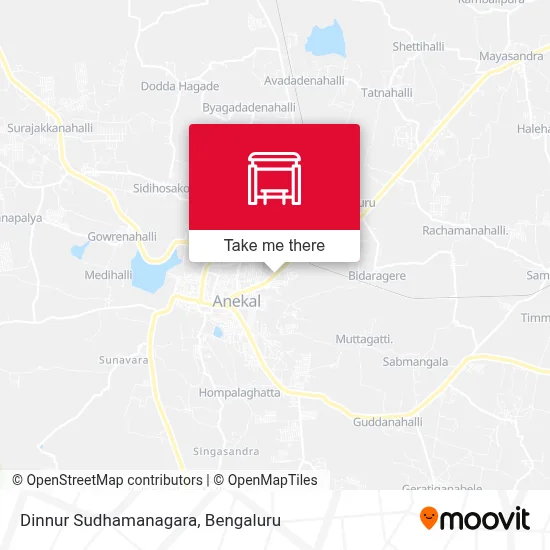 Dinnur Sudhamanagara map