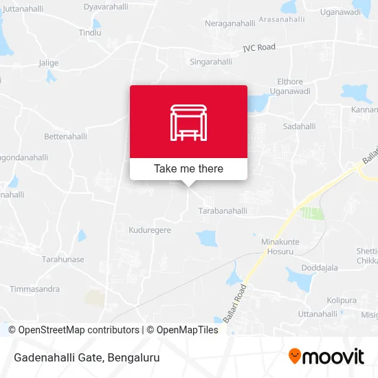 Gadenahalli Gate map