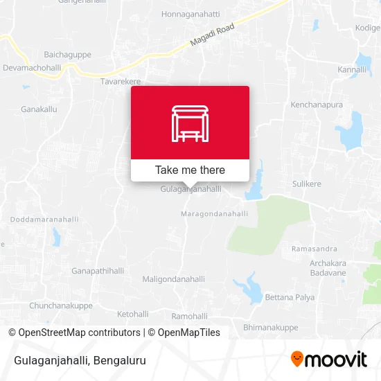 Gulaganjahalli map