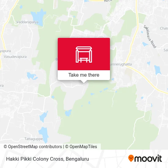 Hakki Pikki Colony Cross map