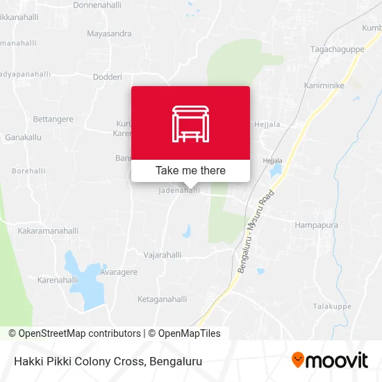 Hakki Pikki Colony Cross map