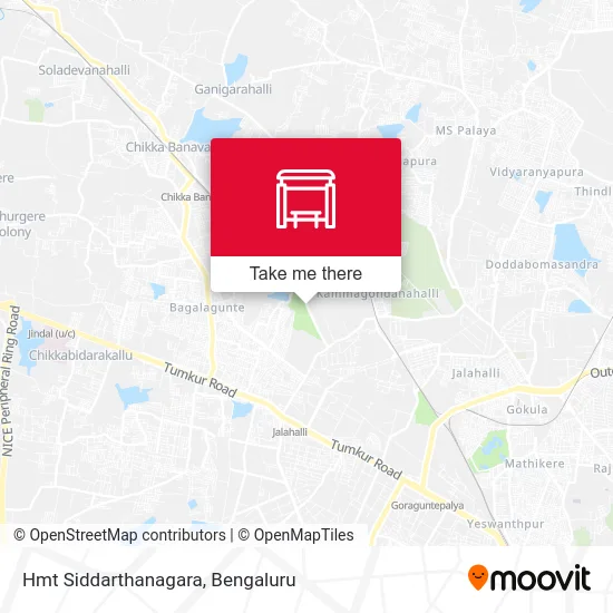 Hmt Siddarthanagara map