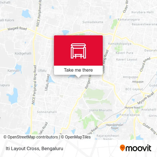 Iti Layout Cross map