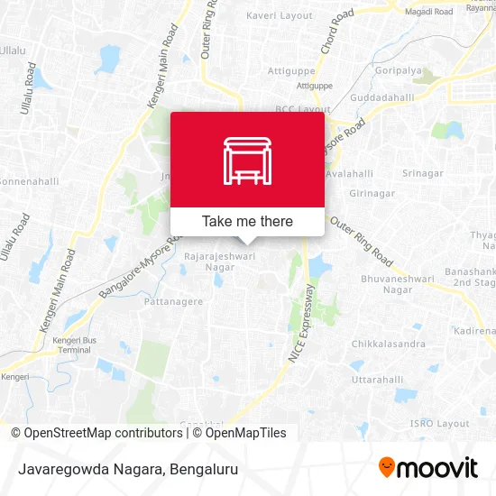 Javaregowda Nagara map