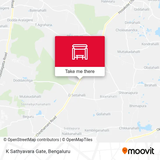 K Sathyavara Gate map