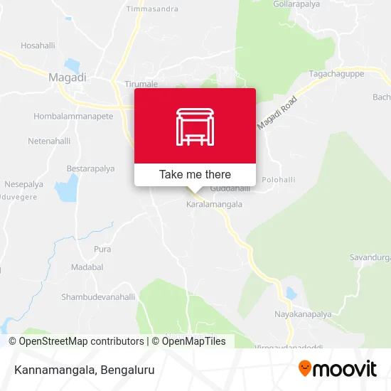 Kannamangala map