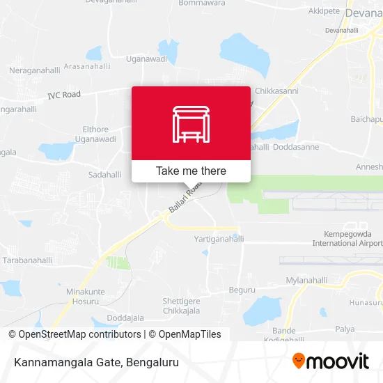 Kannamangala Gate map
