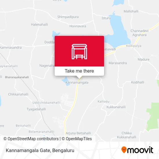 Kannamangala Gate map