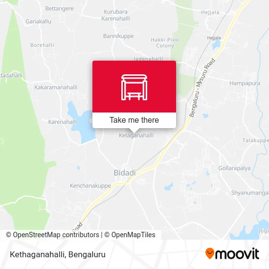 Kethaganahalli map