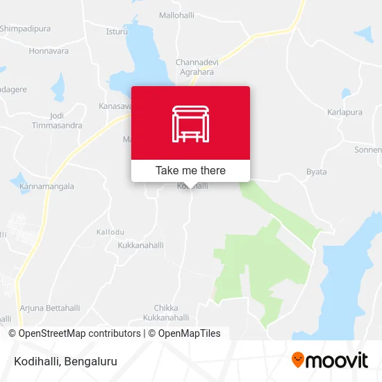 Kodihalli map
