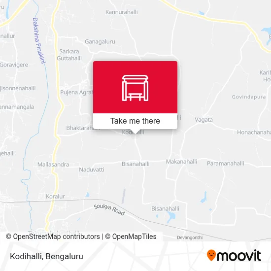 Kodihalli map