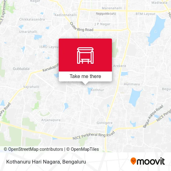 Kothanuru Hari Nagara map