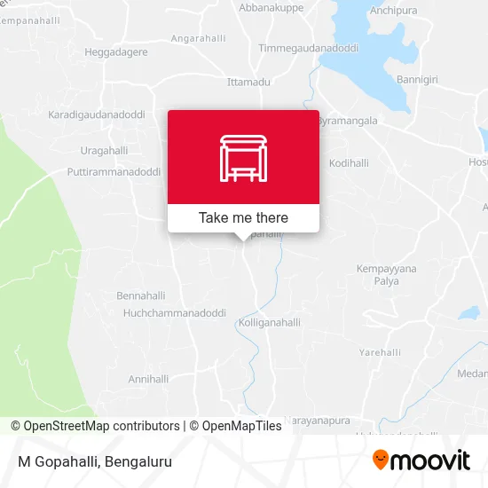 M Gopahalli map