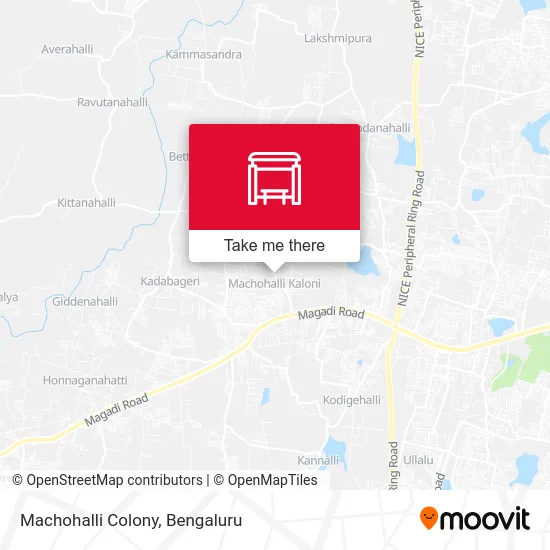 Machohalli Colony map