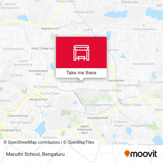 Maruthi School map