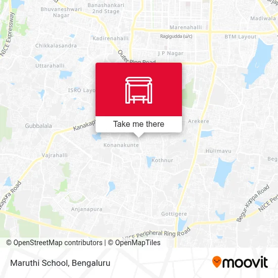 Maruthi School map