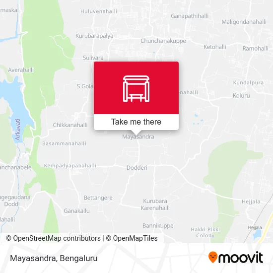 Mayasandra map