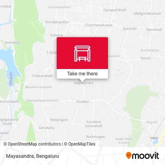 Mayasandra map